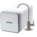 Reverse Osmosis Water Filter NU Aqua Efficiency Series Tankless 600GPD Reverse Osmosis System 2:1 Pure To Waste - front of system next to smart faucet